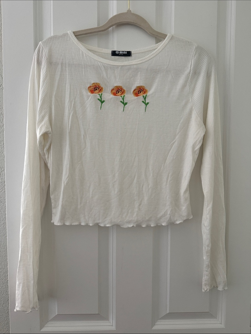 Ribbed Long Sleeve Top✨